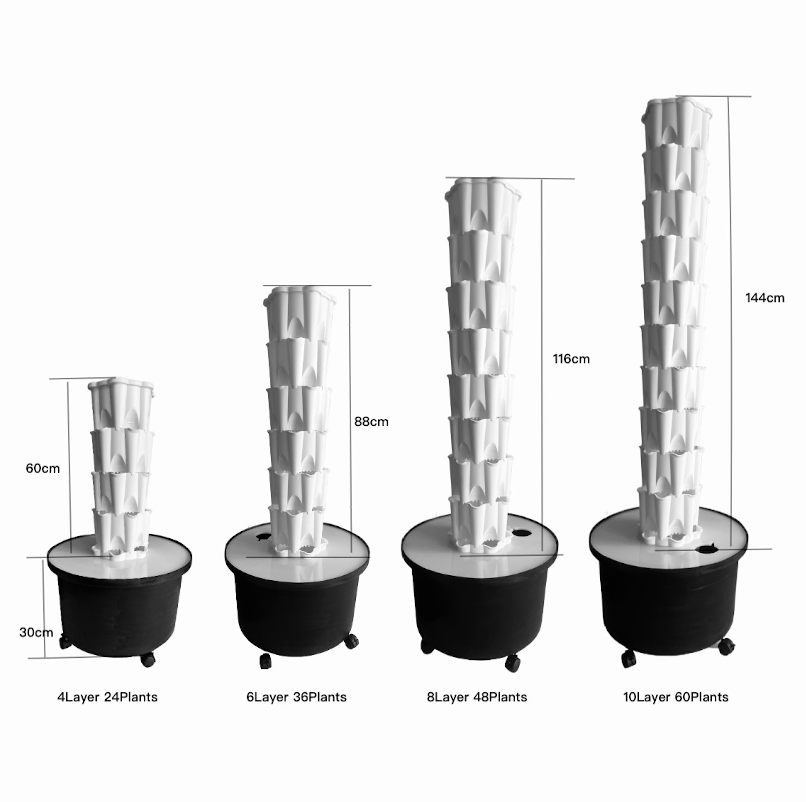 Hydroponic Tower Growing Syste - Hydroponic Tower Planter 评论和价格