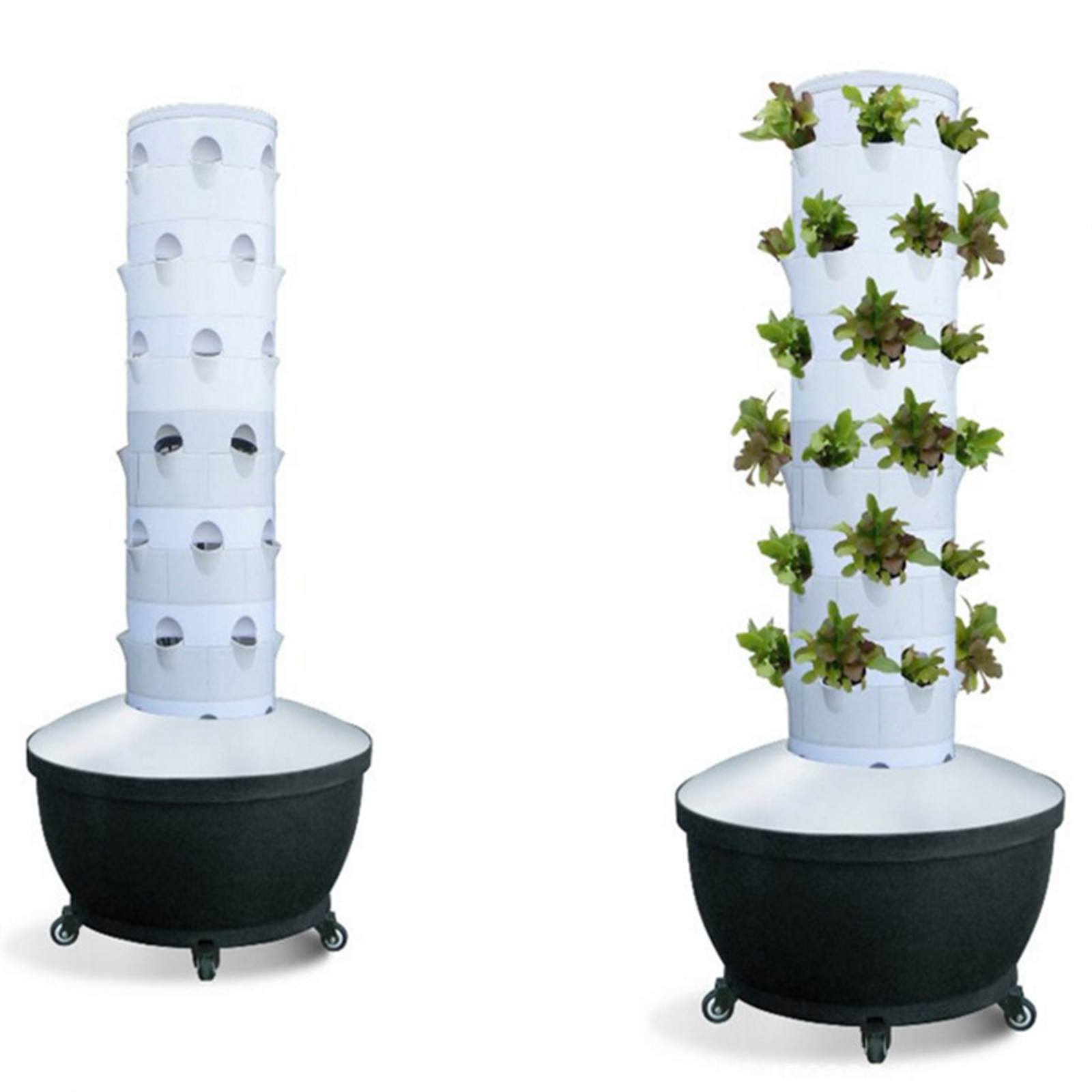 3/5 Hole Detachable PP Coloniz - Hydroponic Tower Planter 评论和价格